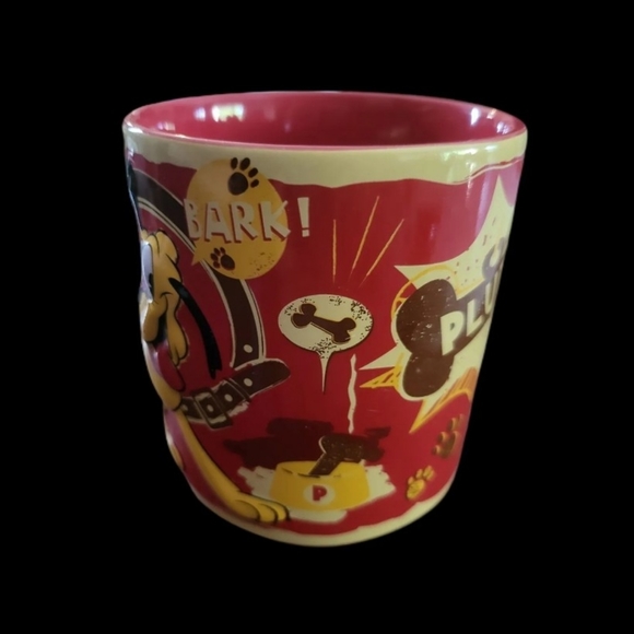 Disney’s Pluto red and yellow mug Vintage - Picture 4 of 4